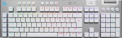 Logitech G915 X LIGHTSPEED - Clicky - 100% (volledige grootte - standaard) - Gaming toetsenbord - Engels (US international) - Zwart