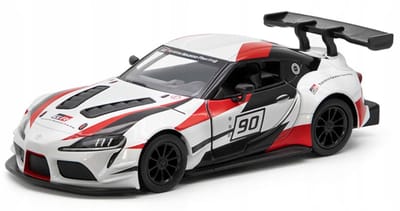 Kinsmart Toyota GR Supra Racing 1:36 Pull-Back Metaal Wit