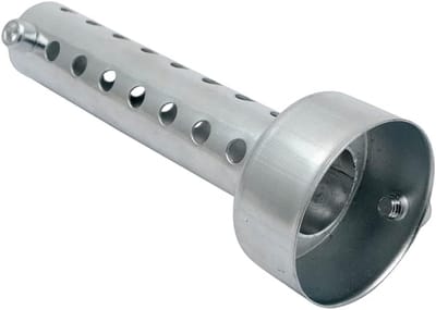 Motor uitlaatdemper, 60mm DB Killer Demper Baffle, Universele Uitlaatpijp Demper Geluidsdemper, Verwijdbare Geluidsdemper, Zilver, 1 Stuk