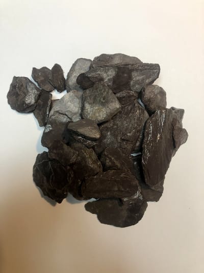 Grind Canadian purple slate  30-60 mm - 20 kg - paarse leistenen