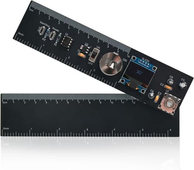 Digitale Hoekmeter Soldeerbouwset 0-360° met LCD-scherm Waterpas Elektronica Bouwset Solderen Leerset voor Huisgebruik, voor Tekenen