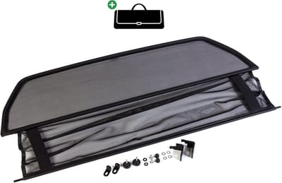 Windscherm Mercedes CLK W208 | 1997-2003 | incl. luxe opbergtas | Zwart