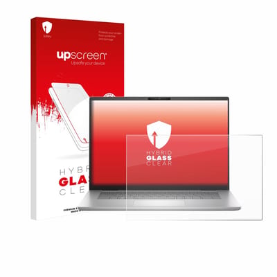 upscreen - Screenprotector voor Dell Inspiron 16 Plus 7630 - Folie Beschermfolie Beschermglas transparant