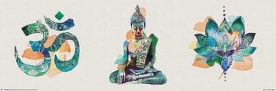 Poster Summer Thornton Yoga Triptych 91,5x30,5cm