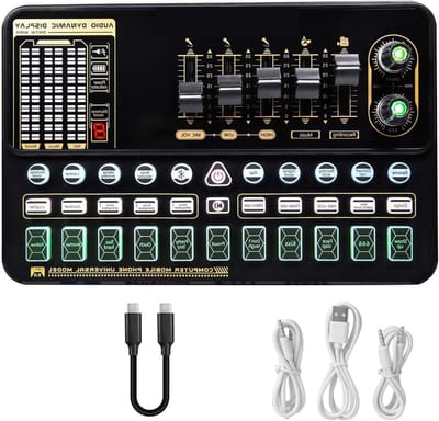 Microfoon Set - Podcast Studio - Zingen Opnemen - Compleet Bundel - 1.00 Eenheid - Zwart