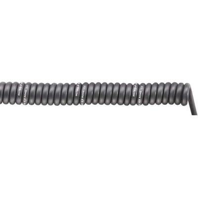 LAPP 70002760 Spiraalkabel SPIRAL H07BQ-F 1500 mm / 4500 mm 5 G 1.50 mm² + 5 G 1.5 mm² Zwart 1 stuk(s)