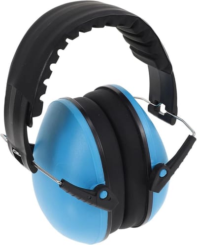 Geluiddempende Oorkappen - Kinder Oorbeschermers - Geluidsreductie - Verstelbaar Comfort - 17X12X9CM - Blauw