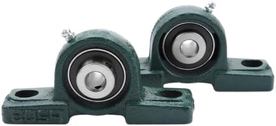 2-delige kussenbloklager met sferische lager en verticale bevestiging, 20mm maatvoering voor optimale ondersteuning