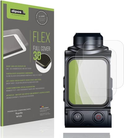 dipos FLEX – 2x Matte Screenprotector geschikt voor Ruycllo M105 | Volledige Schermbescherming | Case-Friendly
