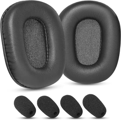 Vervangende Oorkussens voor Bluetooth Headsets - Zachte Geheugenschuim Kussens in Zwart voor Comfort en Geluidsisolatie