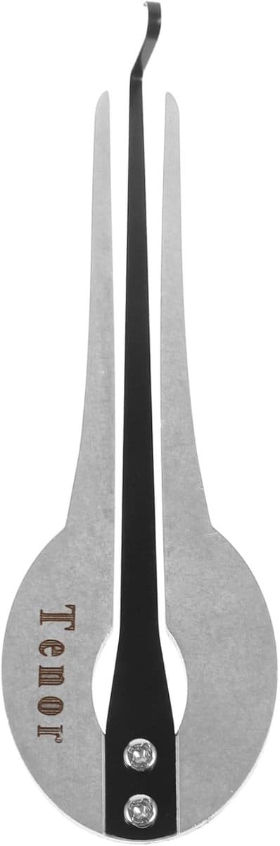 Mondharp Muziekinstrument - Folk Instrument - Muziek Maken - Draagbaar Metaal - 12.4 x 4 cm - Zilver