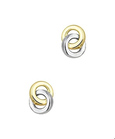 TFT Oorknoppen Geelgoud  6 mm x 4.5 mm