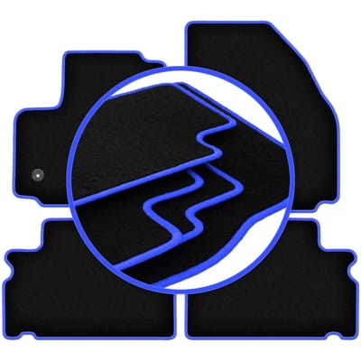 CARLUX-BLUE automatten voor: Ford Galaxy MK2 minivan (2012-2015)