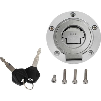Brandstof Gastankdop met Sleutels Voor Yamaha FZ1 FZ6 FZ8 N S YZF R1 R6 XJR1300 FJR1300 gray
