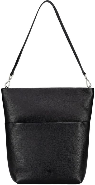 JOST Leren schoudertas business tas Vika Vika Tote Bag Black zwart