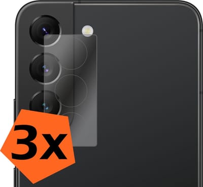 Camera Lens Protector - 3 Stuks - Geschikt voor Samsung Galaxy S22 - Camera Screenprotector - Gehard Glas - Beschermglas - Tempered Glass - Screen Protector