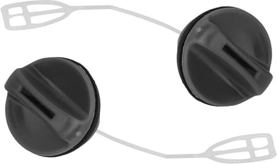 Kettingzaag Gastank Brandstoftank Olie Cap Zwart Repalcement Cap 2 Stuks voor 340 345 346 350 353 362 365 371 - Brandstoftank Onderdelen