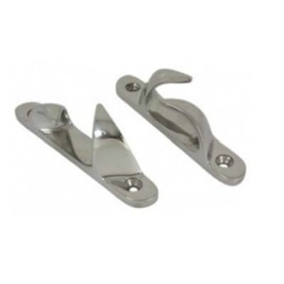 Kikker RVS set - 148x27x28 mm - 2 stuks