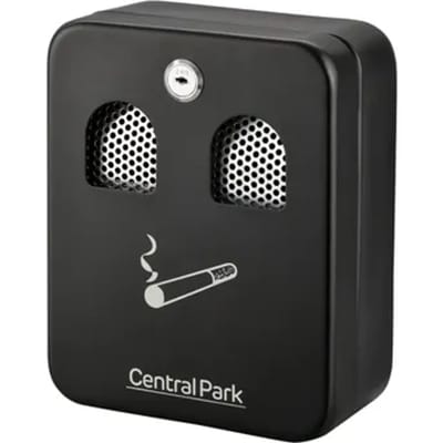 Central Park Wandasbak - Staal - Zwart - 16x20x8,5cm