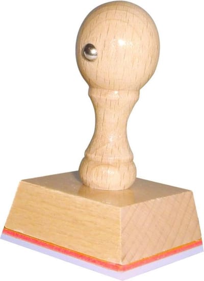 Handstempel 45x40 Mm - Stempels - Stempels volwassenen - Snelle Levering