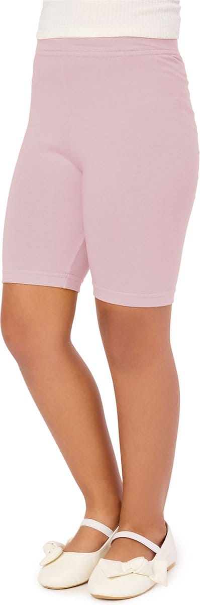 Merry Style MS-MS10-132-LE Meisjes Leggings - Sport - Vrijetijdsbroek - Kort – Viscose - Sporbroek - Yogabroek - Poederroze - 116