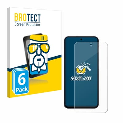 Screenprotector 6 Stuks voor Samsung Galaxy A55 5G Beschermglas transparant