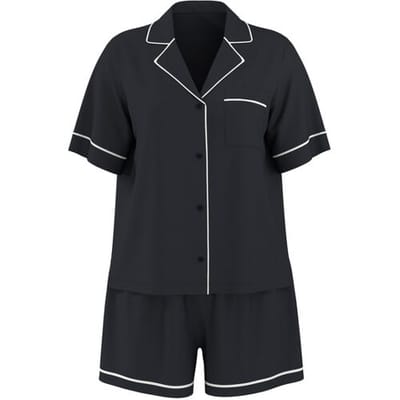 esmara Dames shortama - viscose (Zwart, XS (32/34))