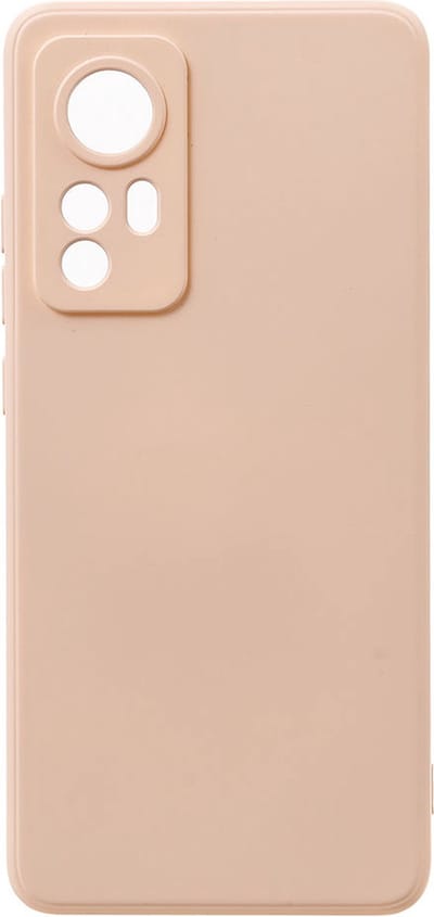Shop4 - Geschikt voor Xiaomi 12 Pro Hoesje - Zachte Back Case TPU Siliconen Mat Beige