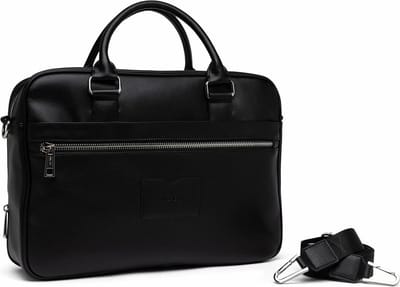 REPLAY Laptoptas Business tas met laptopvak Business Bag Black Zwart
