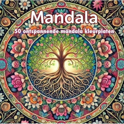 Mandala Kleurboek Voor Volwassenen (Hardcover) - Koekoek Kinderboek
