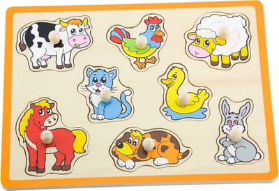 Viga Boerderijdieren Houten Puzzel 50017