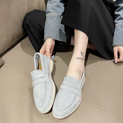 Maat 36- 42 Suède Rijschoenen Echt Leer Heren Casual Schoenen Luxe Merk Zachte Heren Loafers Mocassins Instappers Vrijetijds Wandelschoen 40