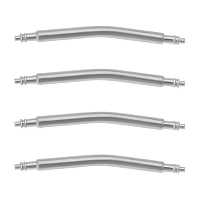 Dailygoods- Horloge Bandjes - Gebogen Veerpennen - Stalen Materiaal - 1,8 mm Diameter - Voor Reparatie - Duurzaam en Corrosiebestendig