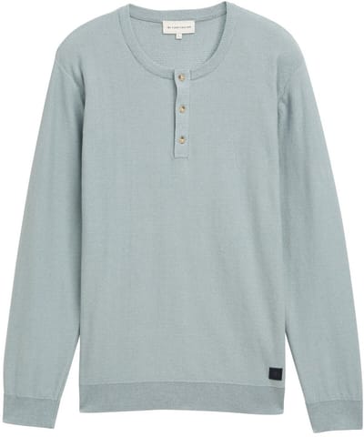 Tom Tailor Gebreide Henley-trui