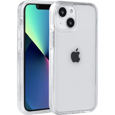 Smartphone hoesje 2 in 1 (siliconen rand en harde hoes) Platyne Iphone 13 Mini