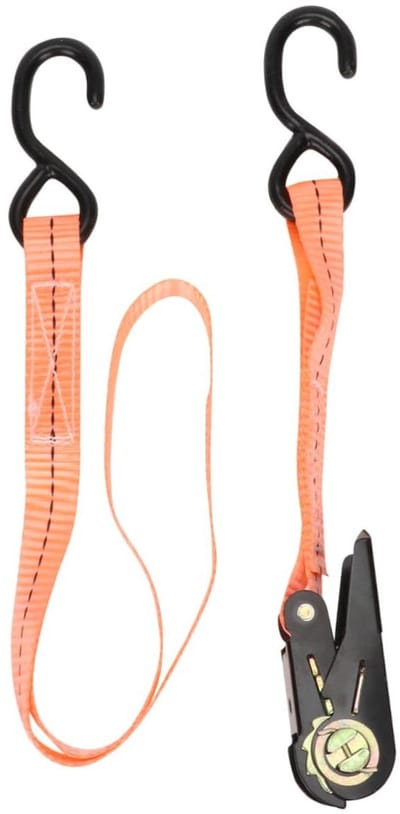 Spanbanden Set - Bagage Binders - Vastzetten Lading - Versterkte Haken - 2 Stuks - Oranje