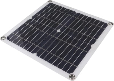 Zonnepaneel Kit - Energie Oplader - Outdoor Energie - Monokristallijn Silicium - 200W - Zwart