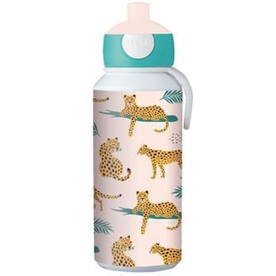 Mepal Leopard pop up drinkfles 400ml Drinkflessen