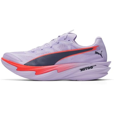 Puma Deviate Nitro Elite 4 Lichtpaars Heren Sneakers Paars Ultra-Rood Inky-Depths------Kenmerken 312127-08 42.5 gray