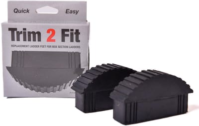 Dailygoods - Dailygoody - Trim 2 Fit Vervangende Rubberen Voeten - Duurzame Antislip Voetjes - Verhoogde Veiligheid - Geschikt voor Ladderbomen van 25 mm - Inclusi