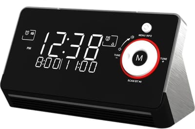 Wekkerradio op Netstroom - FM Radio Wekker - 6-IN-1 - Klokradio met Bluetooth - Digitaal - Led Display Klok - Dab Plus - Multifunctioneel - Wake-up Lights