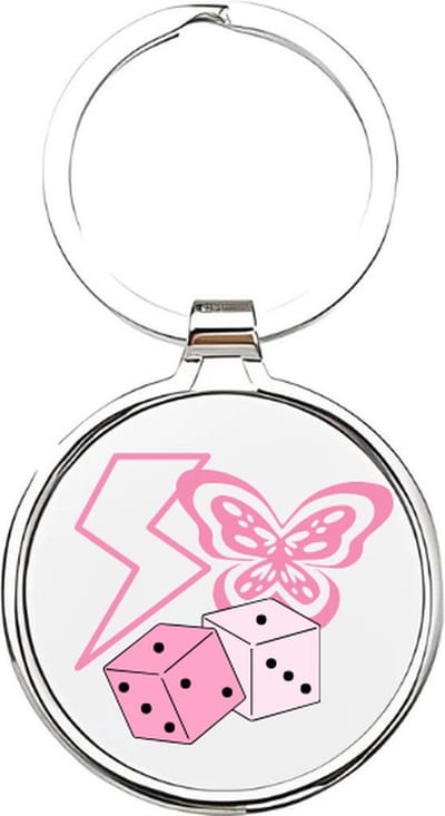 Akyol - girls Sleutelhanger - Meisje - meisjes - meid - vrouw - meisjes - vriendin - vriendinnetje - roze - sleutelhanger voor meiden - cadeau voor een meisje - cadeau voor je dochter - 4 x 7,5 CM