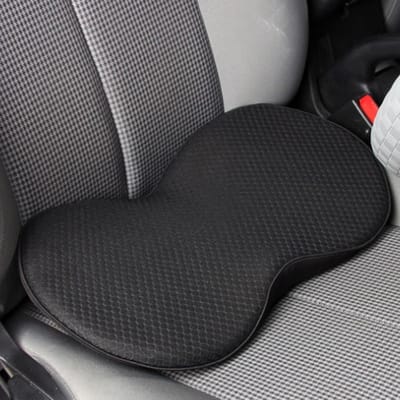 Ergonomisch autostoelkussen wigkussen voor auto - zwart - orthopedisch zitkussen .