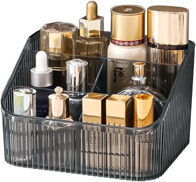 Unyqoos ® Transparante Cosmetica- en Accessoire Organizer met Meerdere Opslagvakken voor Thuisgebruik