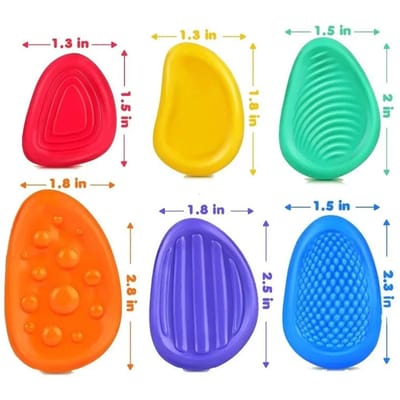 Bande Sensorielle en Silicone Jouets Fidget Enfants Autisme Décompression Calmant Jouet Fidgeting Adultes Stress Bureau Anxiété Soulagement Jouet Sensoriel blue