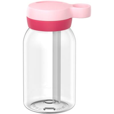 Mepal Campus drinkfles met rietje 450 ml - Cool roze