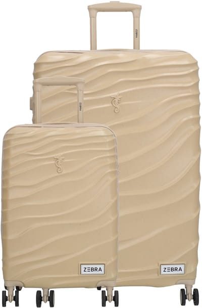 Zebra Trends Sandy Kofferset - 20 28 Inch - Handbagage - Grote Reiskoffer - TSA - Lichtgewicht - Reisset - Travel - Reizen - Koffers - Zand