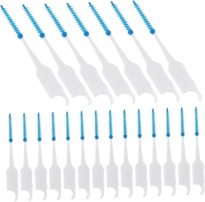 Interdentale Ragers - Tandenstokers Mondverzorging - Tanden Reinigen - Voedselkwaliteit PP - 400 stuks - Blauw