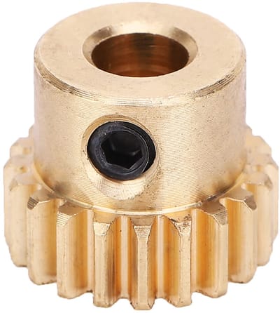Dailygoods- Rondsel 20 Tands - 6 Mm Gat - Modulus 0,8 - Vervanging Robotonderdelen - Hoge Kwaliteit - Nauwkeurige Maat - Tandwiel