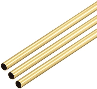 Dailygoody - Messing Ronde Buis - Naadloos - 5 mm OD - Hoge Sterkte - 300 mm Lengte - Voor Doe-het-zelf - Geschikt voor Hobby's